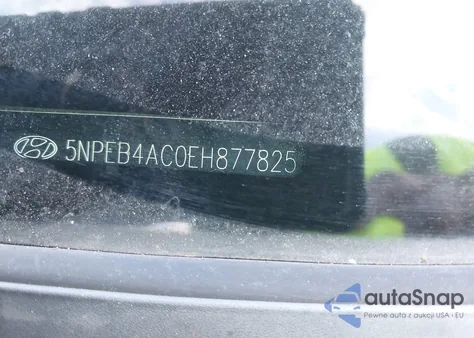 2014 Hyundai Sonata Gls z USA, uszkodzony, nr VIN 5NPEB4AC0EH877825